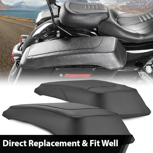 Cubiertas para tapa de altavoz de alforjas duraderas PIT66, 2 piezas, color negro, compatibles con Harley Davidson Touring, Road King, Electra Glide, Road Glide y Street Glide (1993-2013) miniatura 7