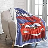 Cars Blanket for Boys Kids Sherpa Fleece Blanket Throw Size Fuzzy Flannel Blanket for All Seasons...