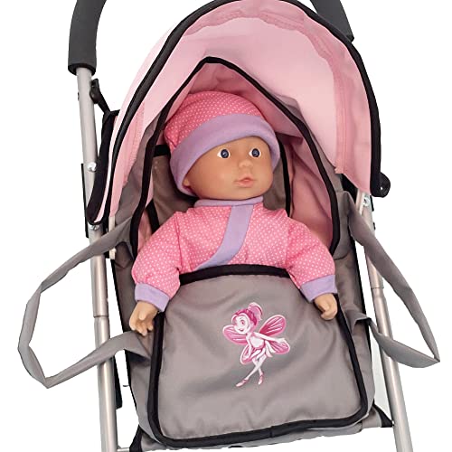 Dimian Bambolina: Set Muñeca y Cochecito 29cm miniatura 4