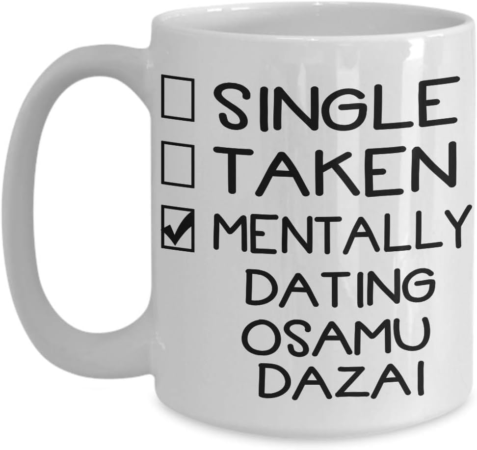FGHRR Osamu Dazai Cosplay Costume Lover Coffee Mug - Gift for Bungou Stray Dogs Japan Japanese Anime Lovers Tea Cup