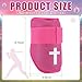 Soulchen Baseball Elbow Guard Youth Softball Elbow Guard with Cross Pattern and Adjustable Straps for Youth Baseball Softball Sports(Pink)