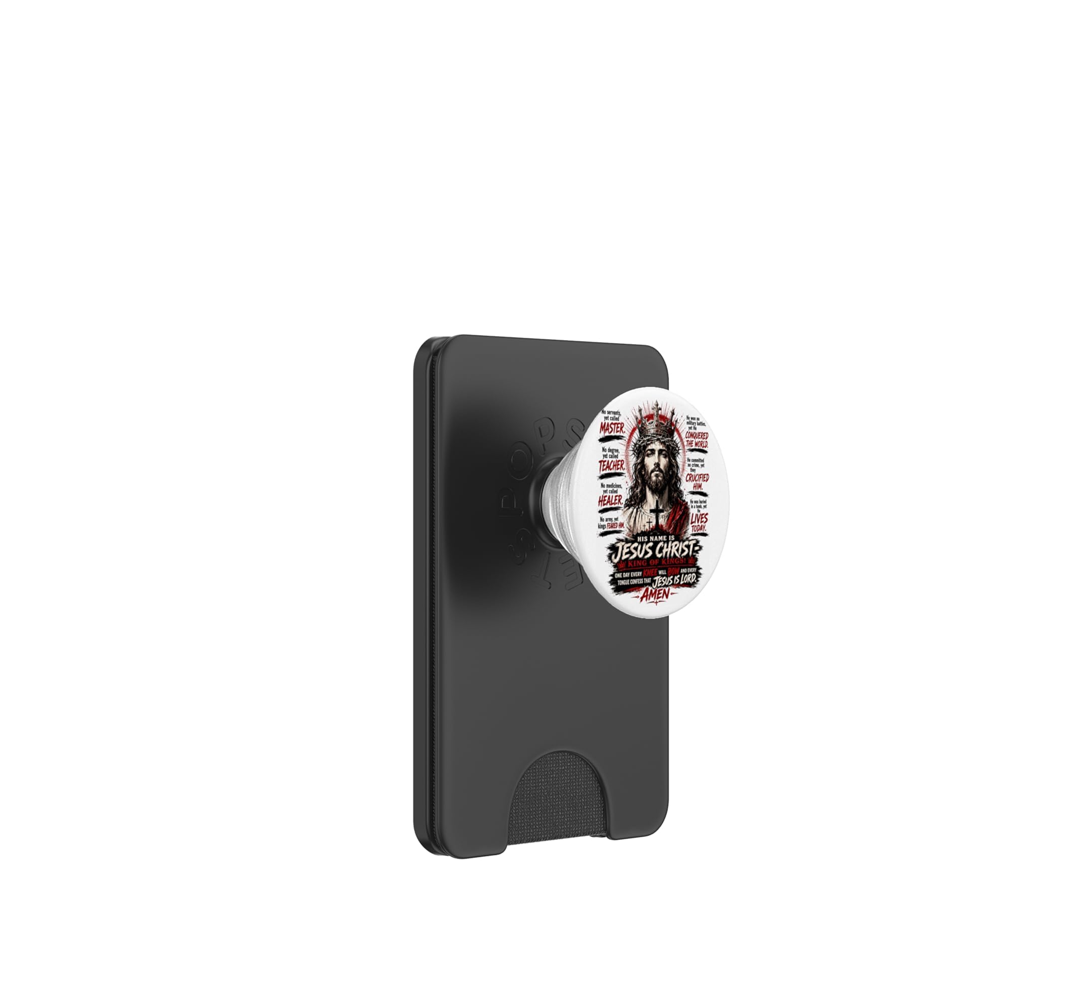 PopWallet MagSafe Jésus-Christ Roi des Rois finition premium