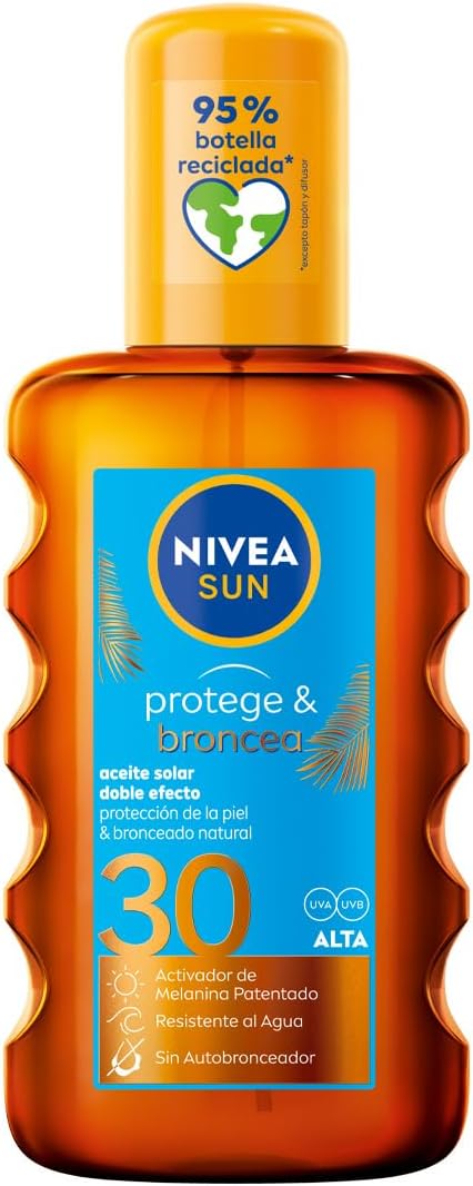 Nivea Sun Protect and Tan Body Oil with SPF 30 200 ml