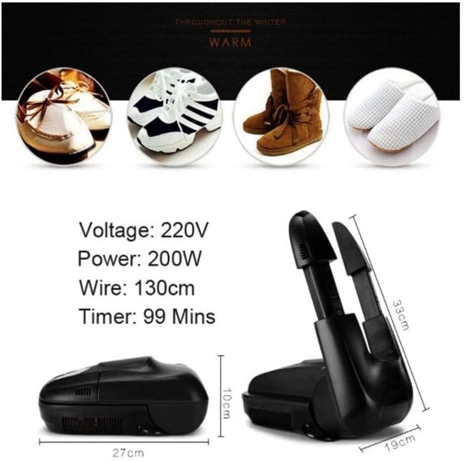 Secador eléctrico plegable para botas y zapatos con temporizador miniatura 4