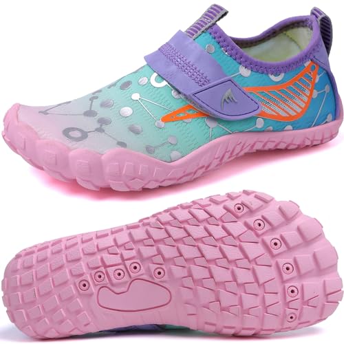 Image of Quickshark Kids Water Shoes Boys Girls Barefoot Aqua Socks Outdoor Indoor Quick Dry Sandals Lightweight Slip On Walking Sneakers for Beach Pool Swim (Little Kid /Big Kid)