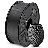 SUNLU PLA Filament 1.75mm, PLA 3D Drucker Filament, Maßgenauigkeit +/- 0.02mm, 1kg Spool(2.2lbs), 1.75 PLA Schwarz