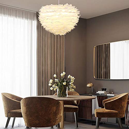 Plafonnier contemporain blanc E27 design minimaliste chic - 5