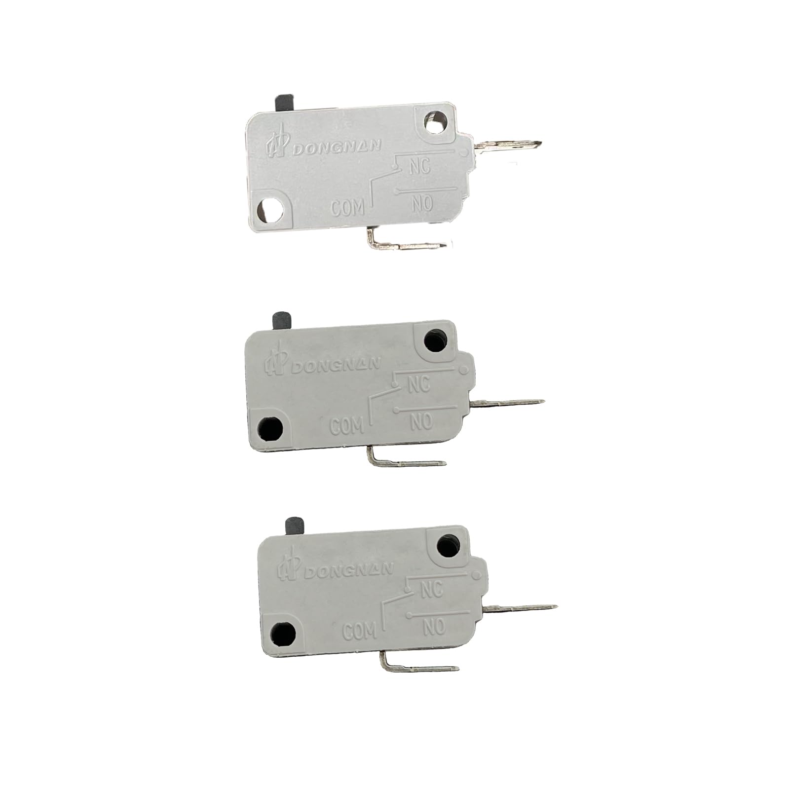 KW3A Microwave Oven Door Switch 16A 125/250V Door Interloc (2 Pack Normally Open & 1 Normally Close?Microwave Oven Door Switch Replacement Part