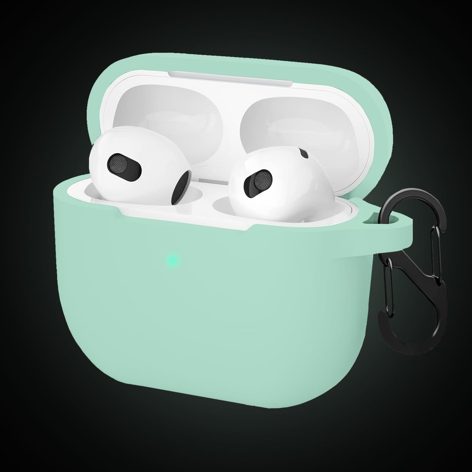 LIRAMARK Silicone Soft Case Cover with Buckle for Airpods 5 (2026) / Airpods 4 (2024), Apple airpods 4th Generation / 5th Generation case (Midnight Blue) — Amazon image 27