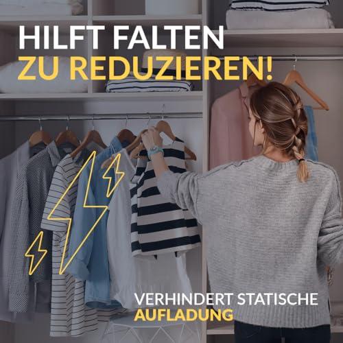 StaticEx Antistatik Spray Kleidung - Geruchsneutrales Antistatisches Spray, Anti Static für Kleidung, Teppich, Möbel & Textilien, Auto - Gegen statische Aufladung (100 ml (1er Pack))