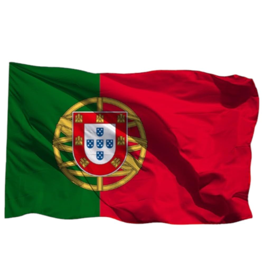 Portugese Soccer Scarf & Portugal Flag - National & Football Day Celebration - Football Fan Accessories Double Sided Design (Flag)