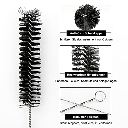 Reinigungsbürsten, 12 Stück Flasche Reinigungsbürsten Milchschlauchbürste Nylon Schlauchbürste Set für Reagenzgläser… – Bild 3