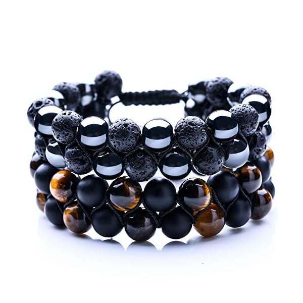 WRCXSTONE-Natural-Stone-Bracelet-Mens-Black-Lava-Rock-Bracelet-Tiger-Eye-Gemstone-Bracelet-Yoga-Essential-Oil-Bracelet-Charm-Gift WRCXSTONE Natural Stone Bracelet Mens Black Lava Rock Bracelet Tiger Eye Gemstone Bracelet Yoga Essential Oil Bracelet Charm Gift