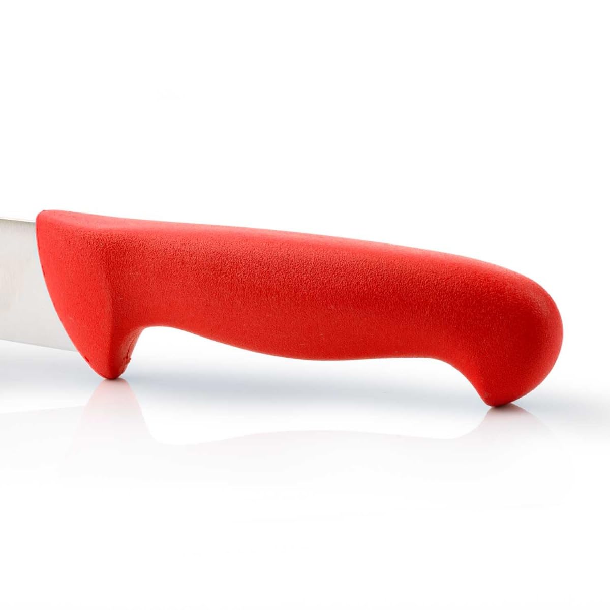Arcos Coltello da Macellaio in Acciaio Inossidabile Nitrum – Ideale per Carne, Manico in Polipropilene, Sistema di Identificazione Colore per Uso Prolungato e Pesante – Rosso, Serie 2900