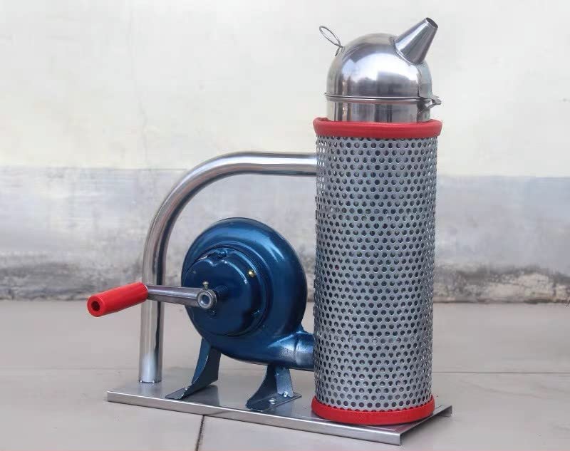 Ahumador celular, ahumador de acero inoxidable con escudo térmico, kit de soplador de mano, equipo de apicultura