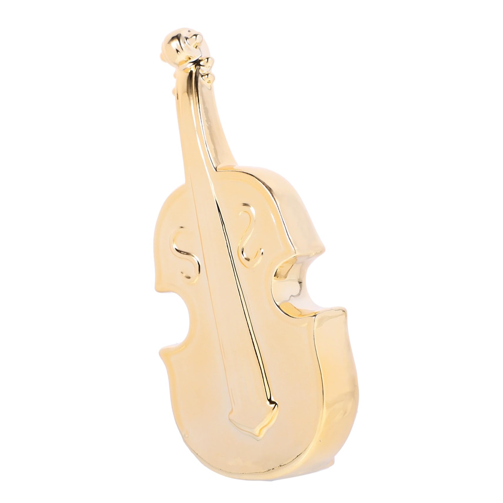 MUSISALY Unique Vintage Cello Shape Adornment Sophisticated Instrument Decor for Restaurant Office and Living Room