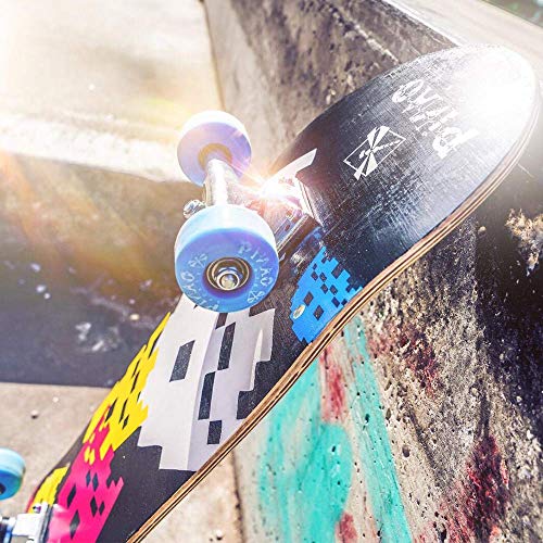 Skateboard PiNAO Sports Nalu für Kinder mit Arcade-Design