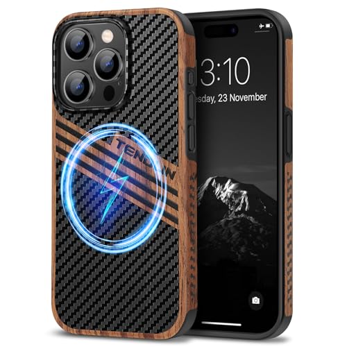 Coque iPhone 15 Pro avec aimant intégré MagSafe rigide