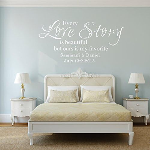 Amazon Every Love Story Wall Decal Ours Is my favorite Master