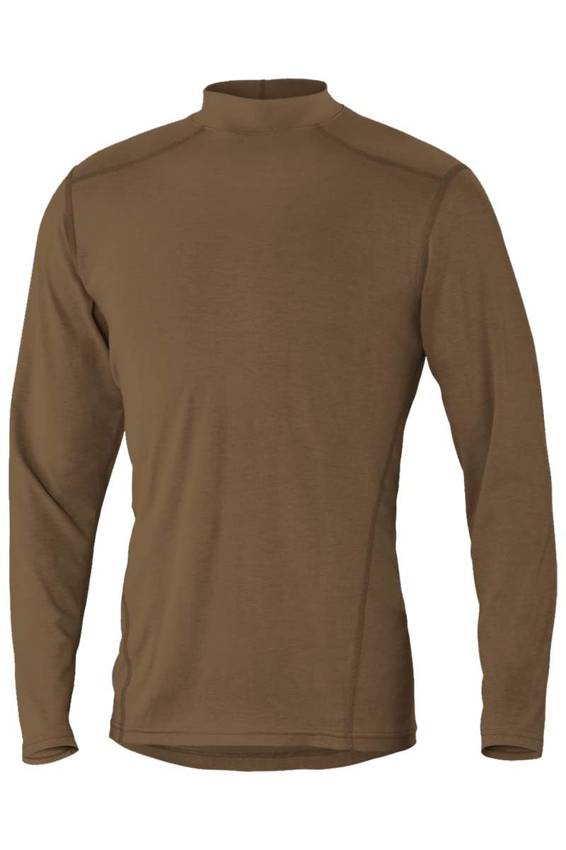 DRIFIRE Military FR Prime Base Layer, Berry & TAA Compliant, Flame Resistant T-Shirt, Medium, Coyote Brown