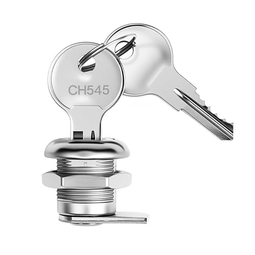 Truck Tool Box Lock with Keys, 5/8" Replacement Pickup Toolbox