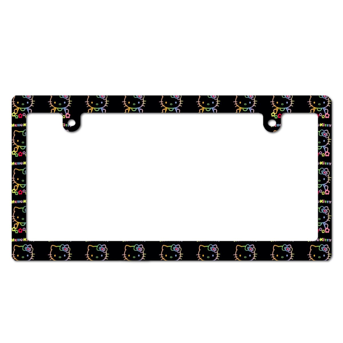 Amazon.co.jp: ナンバープレートフレーム ハローキティ ナンバー