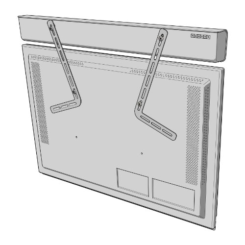 Soporte para barra de sonido Meliconi para organizar el cine en casa en tu salón 6
