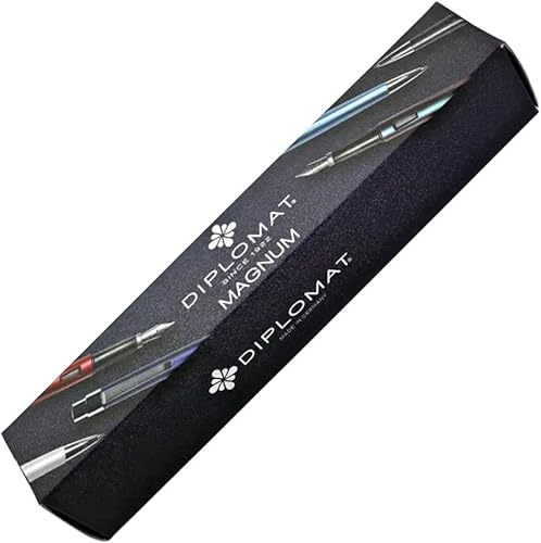 Miniatura 6 de DIPLOMAT - Pluma estilográfica Magnum Steel - Rosa - Simple y ligera - Escritura suave y cómoda - Aspecto elegante - Acero inoxidable - Artesanía