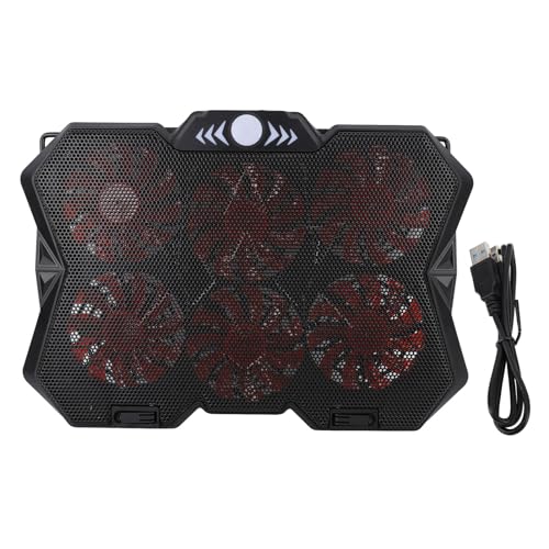 Base para laptop GLOGLOW con 6 ventiladores RGB ajustable miniatura 5