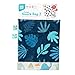 Bumkins Reusable Sandwich and Snack Bags, for Kids School Lunch and for Adults Portion, Washable Fabric, Waterproof Cloth Zip Bag, Travel Pouch, Food-Safe, Large 2-pk Blue Tropic and Dinosaurs