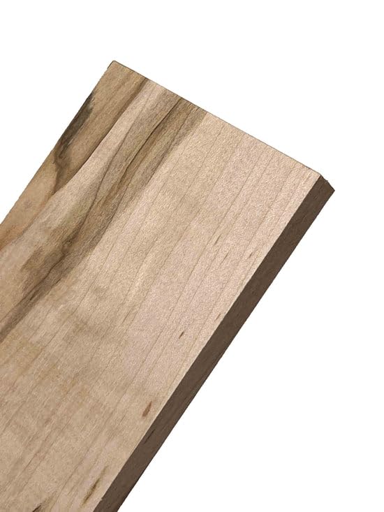 4 Pack Ambrosia Maple, Cutting Board Lumber 3/4" x 4" x 18" Exotic Wood for Woodworking, Cutting Boards & DIY Craft Supplies by Exotic Wood Zone
