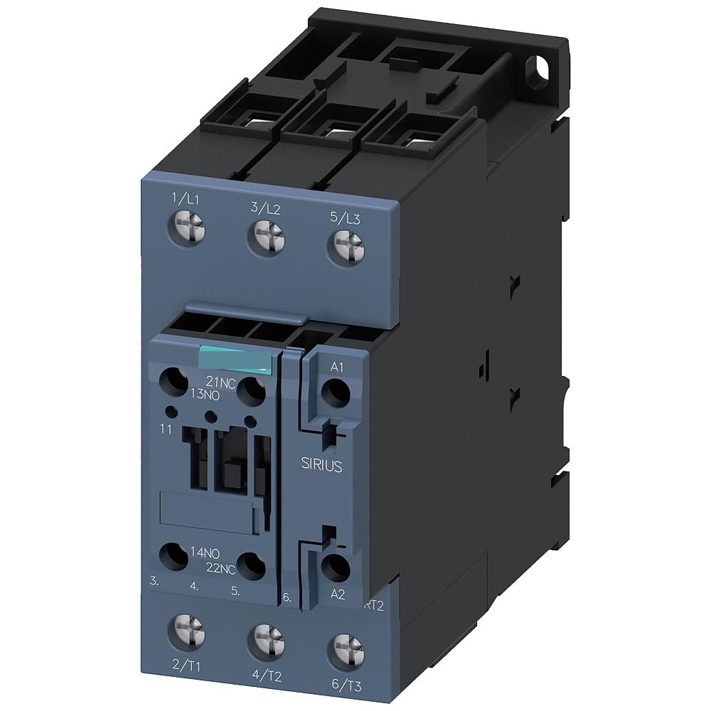 WPOIYHGBY Power contactor AC-3 50 A 22 kW / 400 V 1 NO + NC AC/DC 20-33 Communication Capable with varistor 3-Pole Size S2