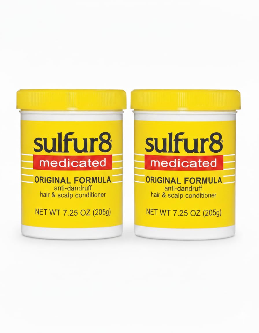 Sulfur 8 Medicated Anti-Dandruff Hair and Scalp Conditioner Original Formula, 7.25 oz (Pack of 2)