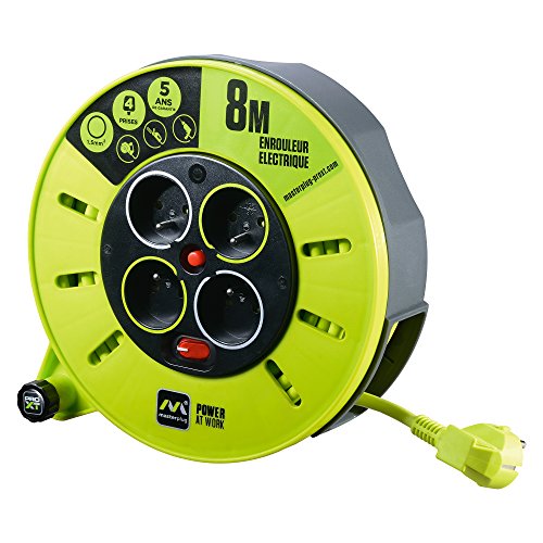 Nexus Elektro-Kabeltrommel, Grün, 61266, 230|voltsV