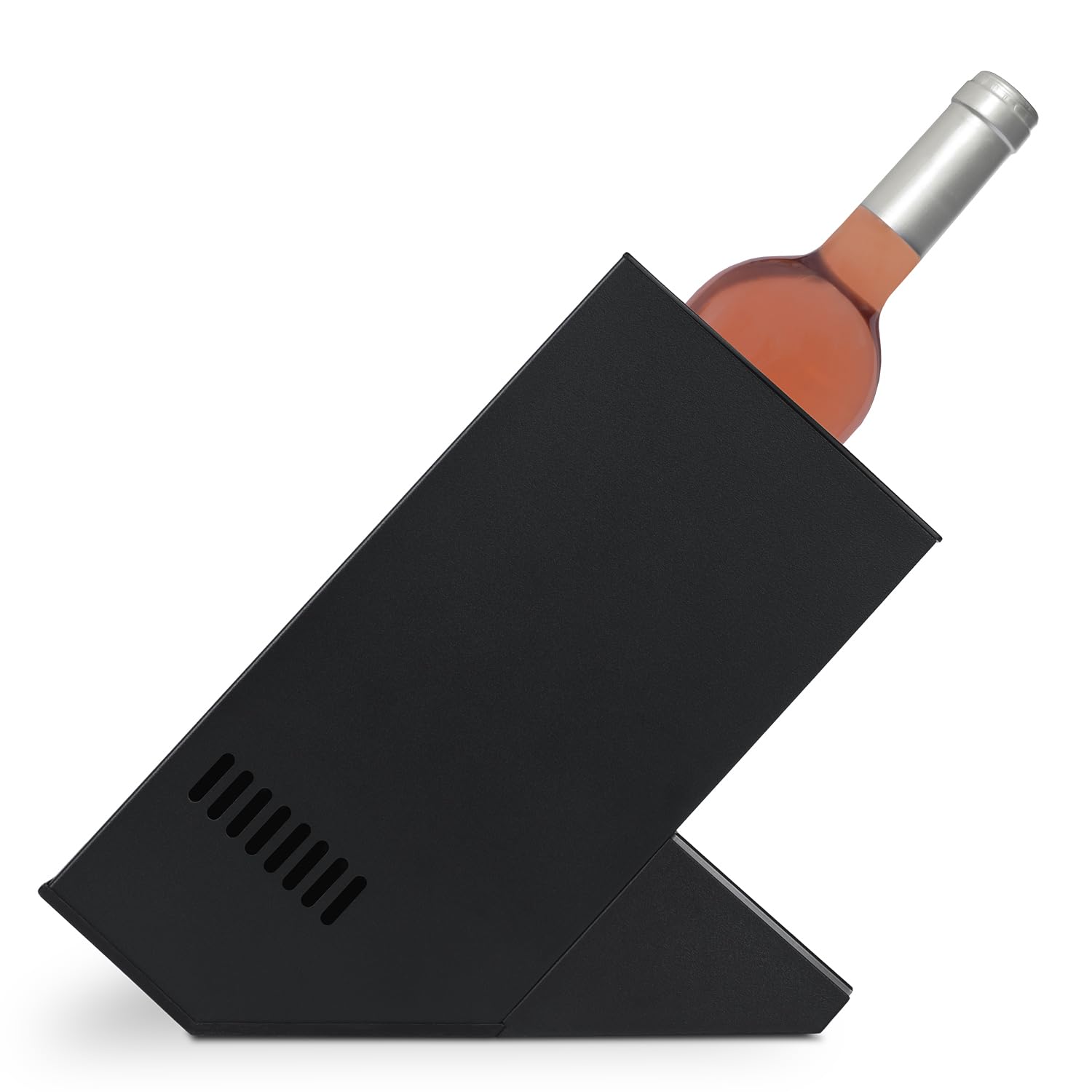 H.Koenig Rafraichisseur à vin LVX26, Vin blanc, Vin rouge, Rosé, Champagne, Jusqu'à 9cm de diamètre, Température réglable de 5° à 18° celsius, Contrôle digital, Puissance : 72 W