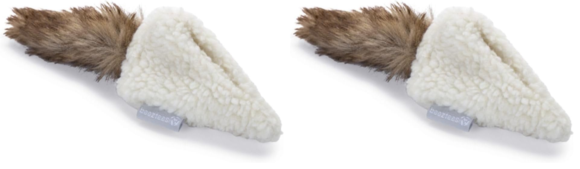Beeztees Kedi Oyuncağı, Tüylü Peluş, Kediotu Cepli, 20cm (2 paketi)