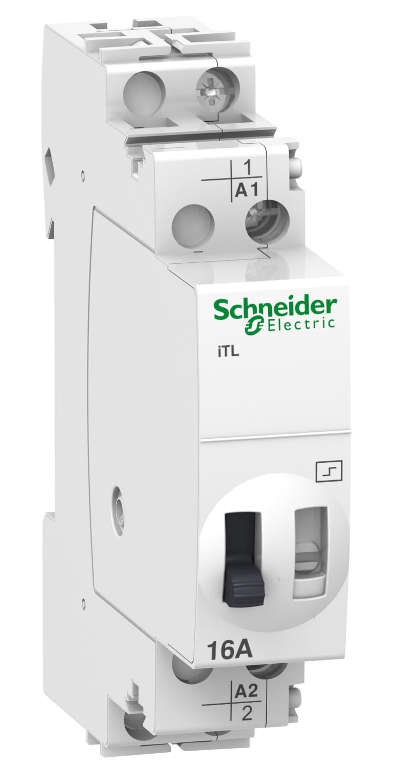 Schneider Electric DIN Rail Power Relay, 12 V dc, 24V ac Coil, 16A Switching Current, SPST