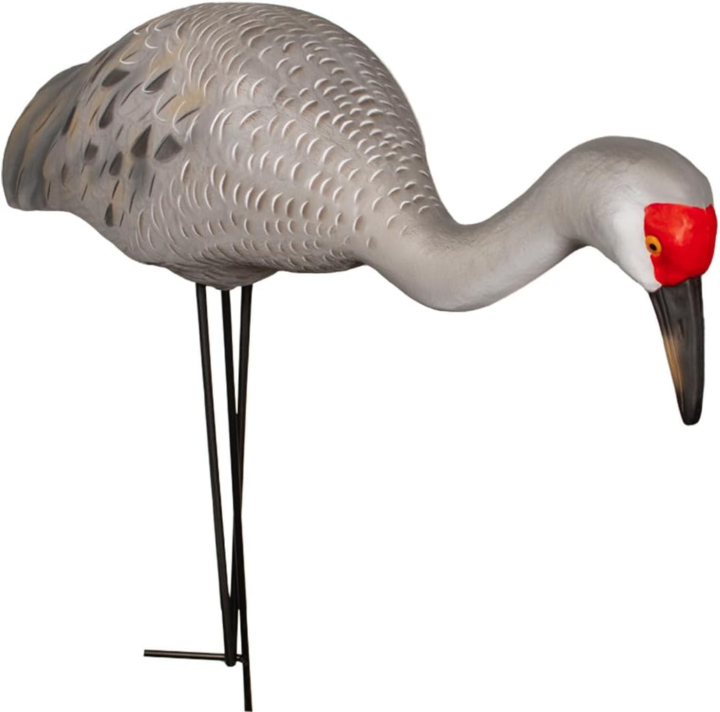 Final Approach Live Full Body Sandhill Crane Feeders, Decoy 2 Pack