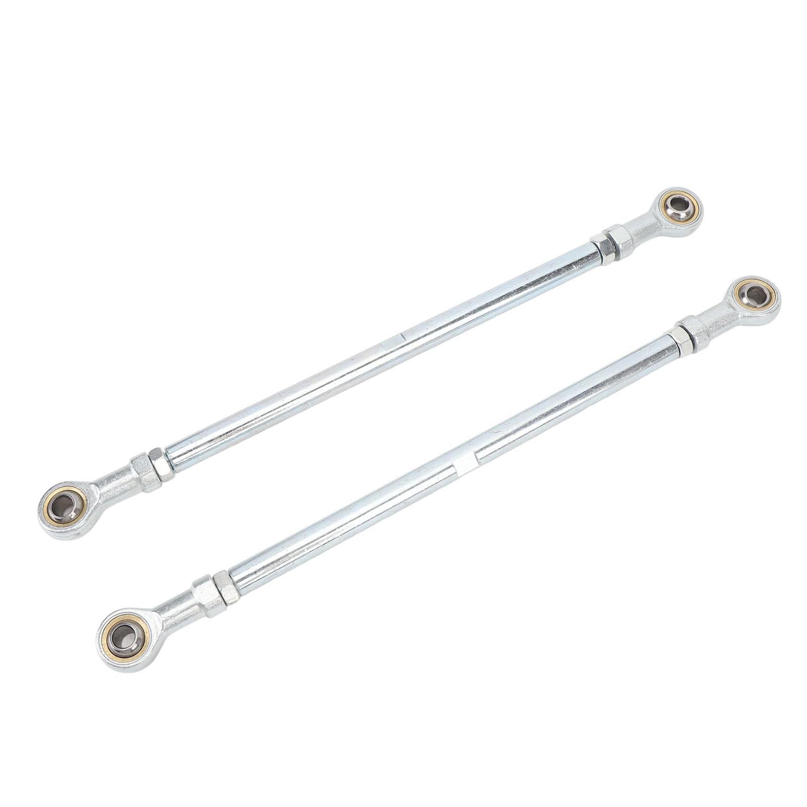1 paire de biellettes de direction 295 mm 8 mm en alliage d'acier haute résistance longue durée pour kart, VTT, chariot de course