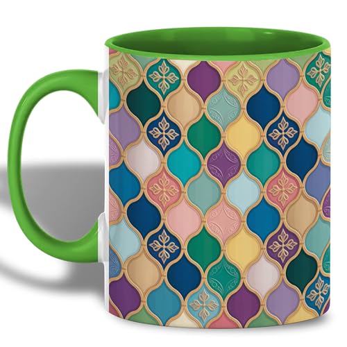 Moroccan Mosaic Pattern Coffee Mug
