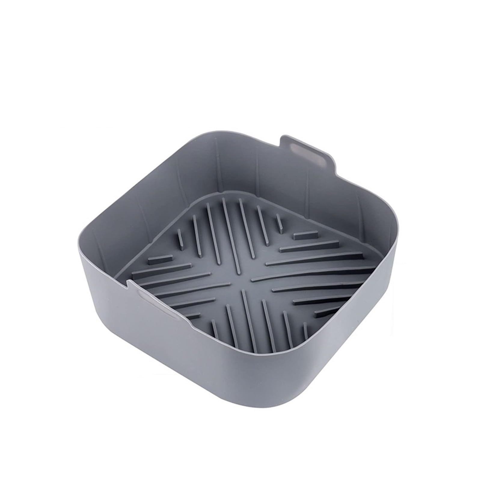 8 pulgadas, Compatible con freidora de aire, juego bandeja cesta silicona, cuadrada antiadherente, revestimientos for hornear, accesorios cocina y horno(Mold)