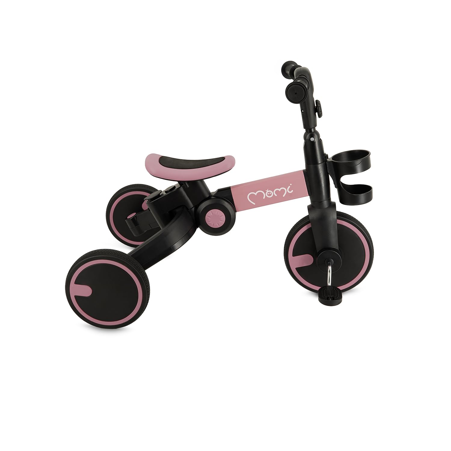 MoMi FILO 3in1 Triciclo Evolutivo per bambini 1-3 anni - Bici Senza Pedali Pieghevole, sella regolabili, pedali rimovibili - Tricicli con portabicchiere e ruote in EVA
