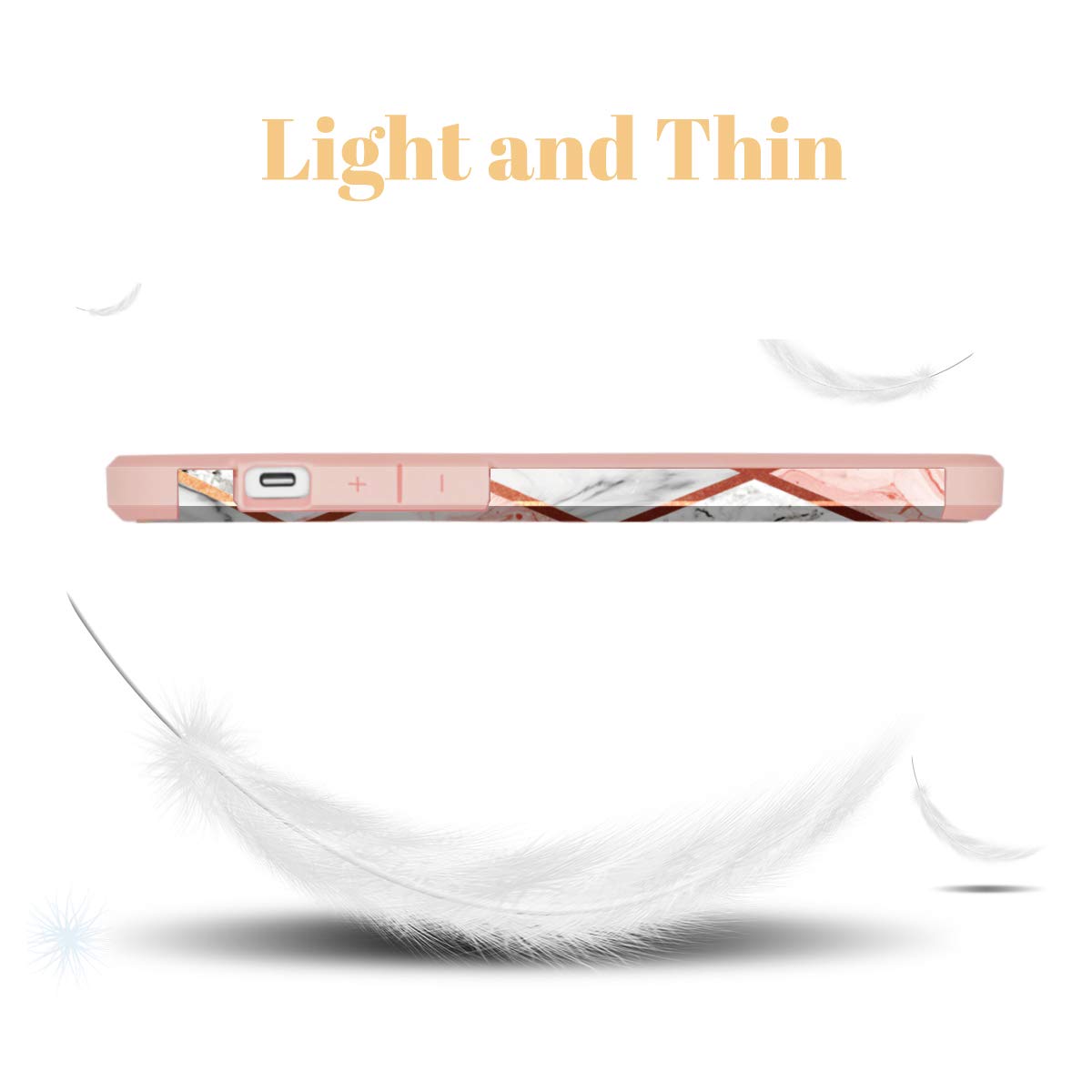 Custodia per iPhone 12 Pro, custodia per iPhone 12, in morbido silicone a doppio strato, antiurto e antigraffio, in TPU, robusta custodia protettiva per iPhone 12 Pro/iPhone 12, oro rosa
