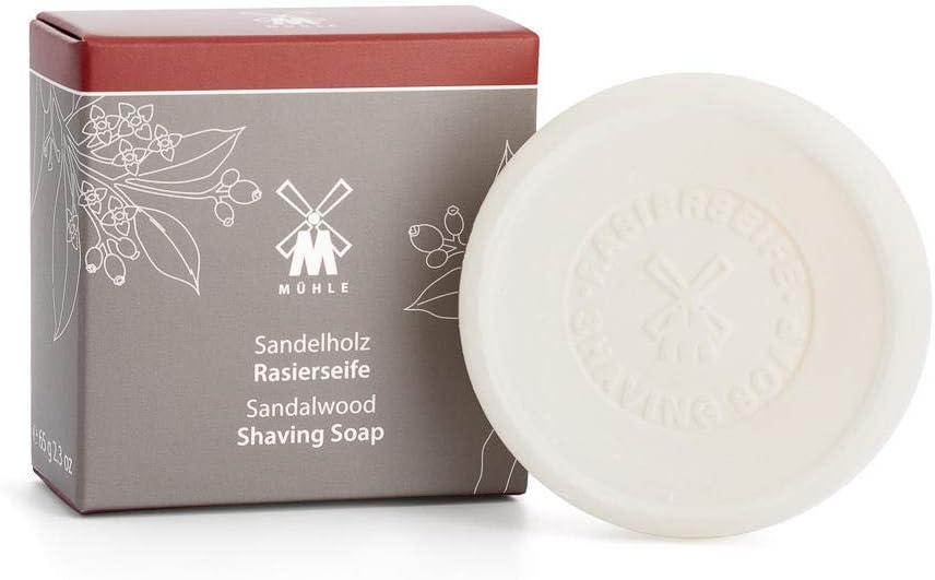 Shaving Soap - high-quality shaving soap with sandalwood for normal and dry skin - warm & sensual - 65g