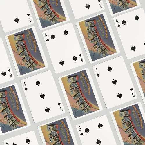 Baraja de 52 cartas tamaño póker miniatura 4