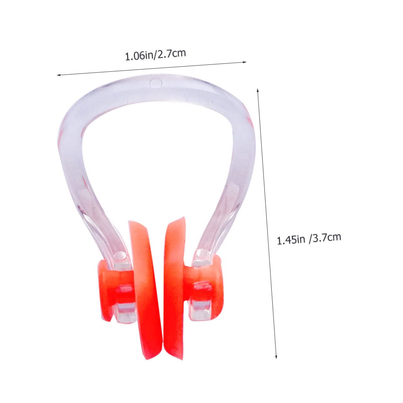 Sosoport Clip De Natación Impermeable Cubrir Vistoso Nasal Clips Nadar Agua Abrazaderas De Nariz De Natación Pinzas para La Nariz De Natación para Hombres Gel De Sílice