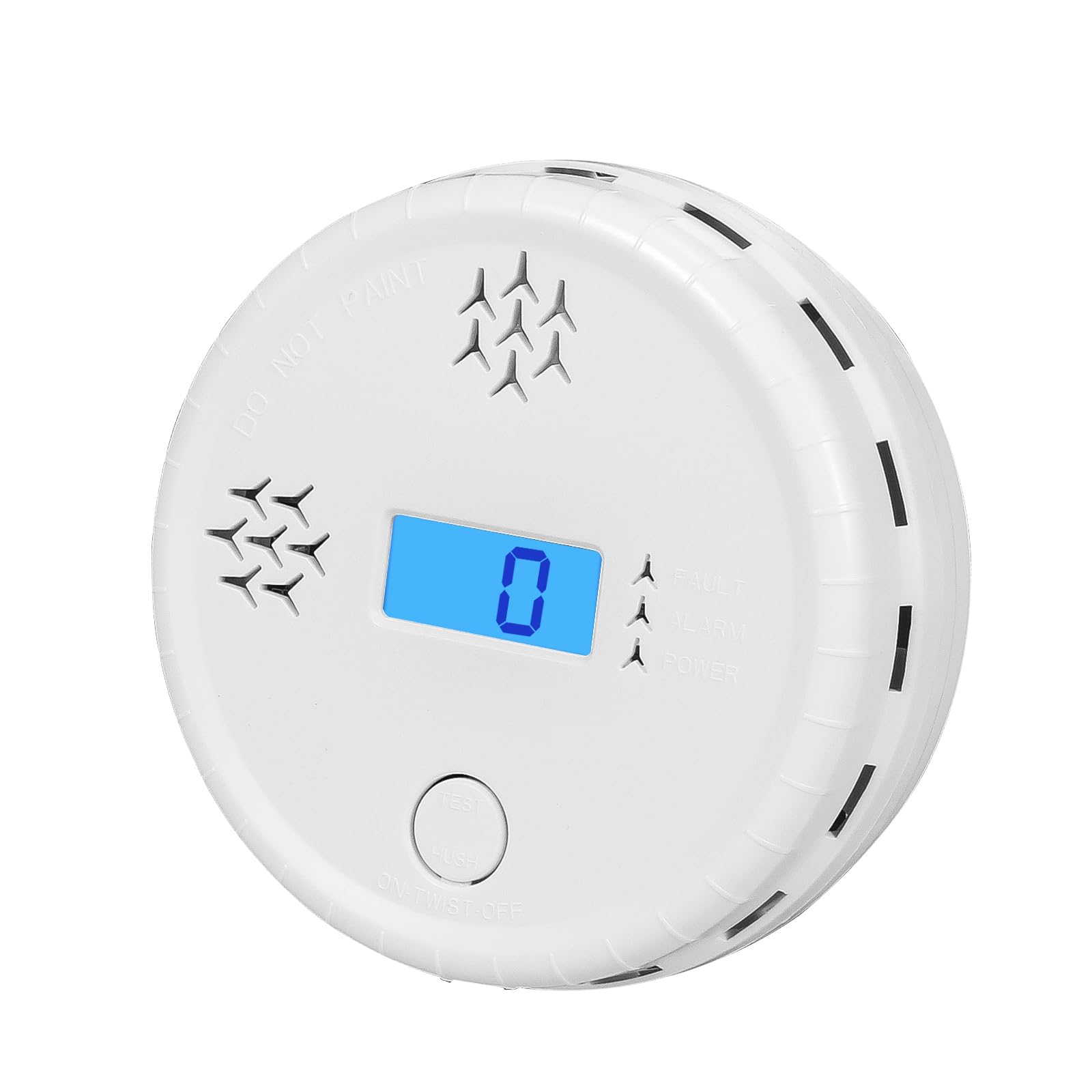 Carbon Monoxide Detector,CO Alarm Detector with digital display, portable carbon monoxide alarm for home, Comply with EN50291 (AA battery not included)