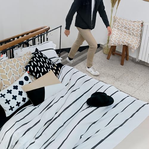 Funda nórdica 200x200 cm lit 120 housse couette blush sand
