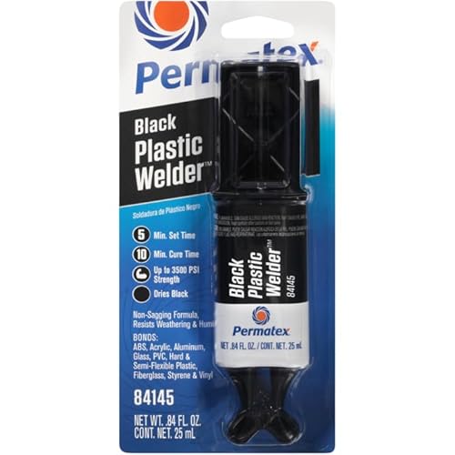 Cola Adesivo Estrutural Epoxi Permatex Solda Plástico Preto