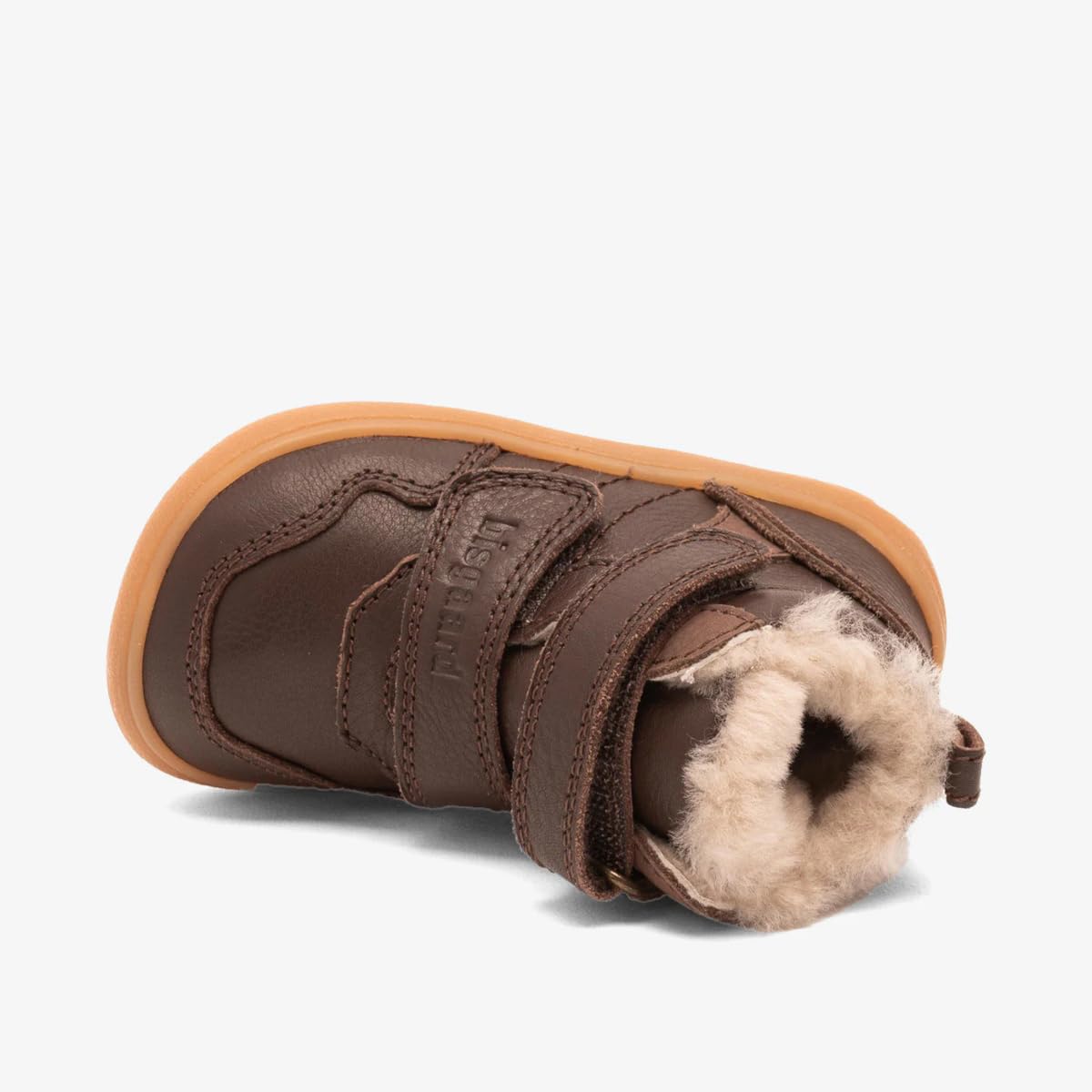 Lammfell-Laufschuhe Becky Braun von bis-kids